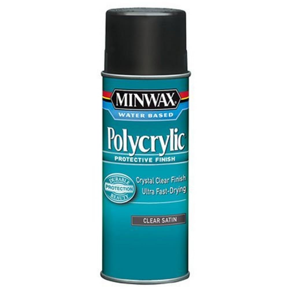 1/2 pt Minwax 25555 Clear Polycrylic Water-Based Protective Finish Gloss