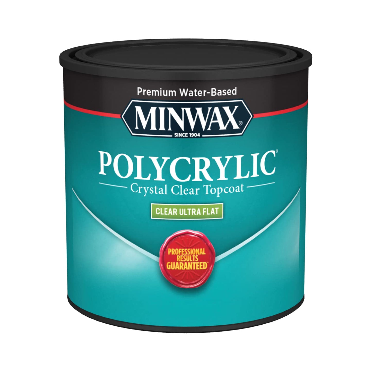 1/2 pt Minwax 25555 Clear Polycrylic Water-Based Protective Finish Gloss