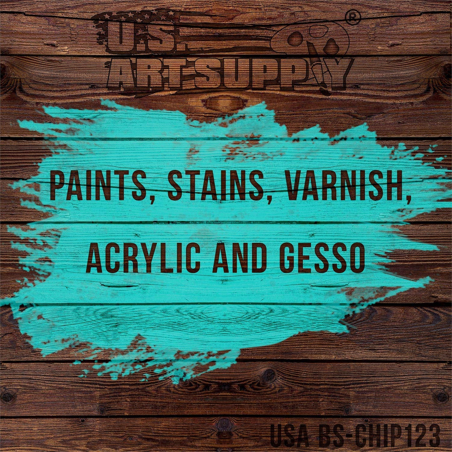 U.S. Art Supply 3 Pack of Variety Size Synthetic Bristle Paint, Chip and Utility Paint Brushes for Paint, Stains, Varnishes, Glues, and Gesso